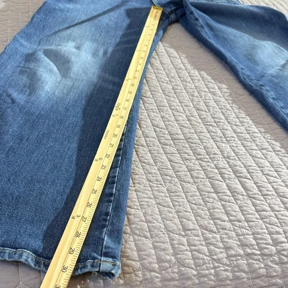 Pilcro Dark Carpenter Wide Leg Jeans - Picture 10 of 11